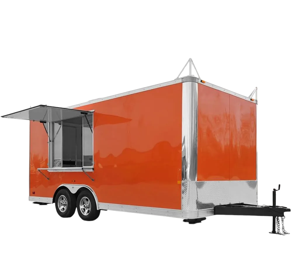 Food Vending Cart Trailer (3 * 2.1 * 2.35m)
